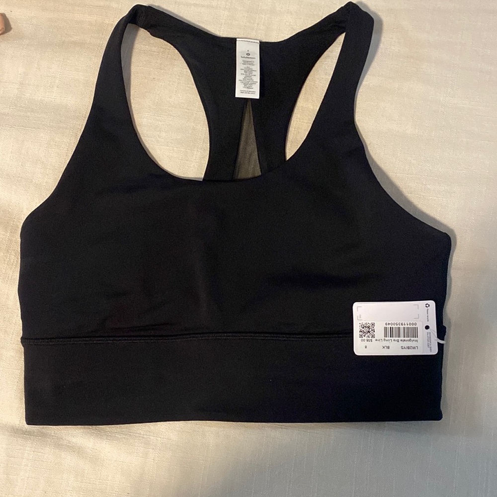 lululemon Invigorate Bra sz 8 Black NWT